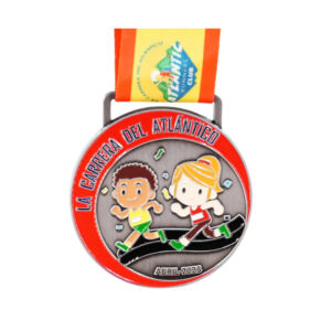 wholesale design your own zinc alloy 3d award marathon running custom metal sport medal