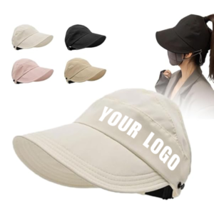 summer women sun hats empty top cap sun protection summer sun hat anti uv with customized logo