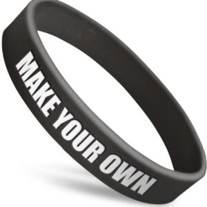 silicone bracelets make your own design rubber wristbands with custom logo personalized wrist band